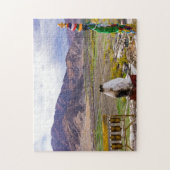 Yumbulakhang-Palast - Tibet, Asien Puzzle (Vertikal)