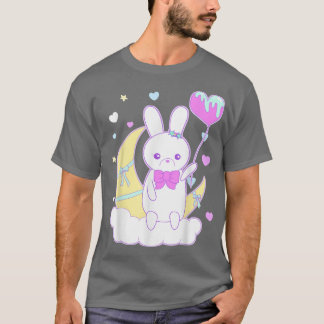 Yume Kawaii Fashion Nu Pastel Goth Big Bunny auf T-Shirt