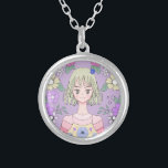 Yume no Hana floral Versilberte Kette<br><div class="desc">Yume no Hana bedeutet Blume des Traums - eine sanfte emotionale Kollektion, geboren von stillen Reflektionsmomenten. Von Notizbüchern über Telefonkassetten bis hin zu Taschen, Teekaffee, Halsketten und anderen schönen Produkten. Jedes Stück flüstert unausgesprochene Gefühle durch sanfte Farben und zarte Kunst. Diese Sammlung ist perfekt für diejenigen, die Schönheit in Weichheit,...</div>