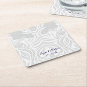 Yumeji Hirado Woman Art Coaster Rechteckiger Pappuntersetzer (angewinkelt)