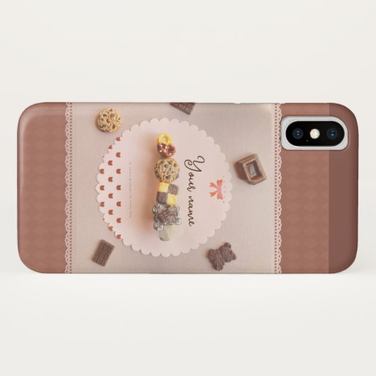 Yumekawaii cute cookie phone case. Case-Mate iPhon iPhone Hülle (Rückseite (Horizontal))