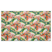 YUMMER SOMMER Aquarell-Wassermelonen Stoff (Fat Quarter (45,7 x 55,9 cm))