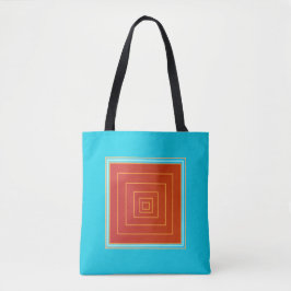 Yummy Aqua and Orange/Red Center >Trendy Tragetasc Tasche