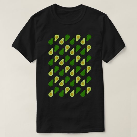 Yummy Avocado Pattern T-Shirt (Design vorne)
