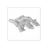 Yummy Bacon Gummistempel (Prägung)