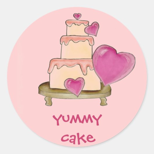 Yummy Cake Stickers (Vorderseite)
