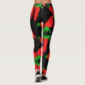 Yummy Carrot Carrots Food Leggings (Rückseite)