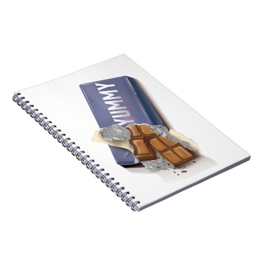 Yummy Chocolate Bar Notizblock (Rechte Seite)