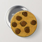 Yummy Chocolate Chip Cookie Button (Vorne & Hinten)