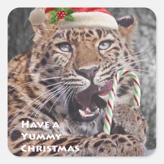 Yummy Christmas Sticker (Vorderseite)