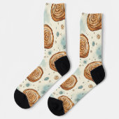 Yummy Cinnabon Pattern Socken (Linkes Detail)