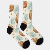 Yummy Cinnabon Pattern Socken (Rechts)