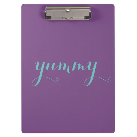 Yummy Clipboard Klemmbrett (Vorderseite)