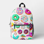 Yummy-Creme-Donuts Bedruckter Rucksack (Vorderseite)