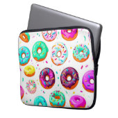 Yummy-Creme-Donuts Laptopschutzhülle (Vorderseite Links)