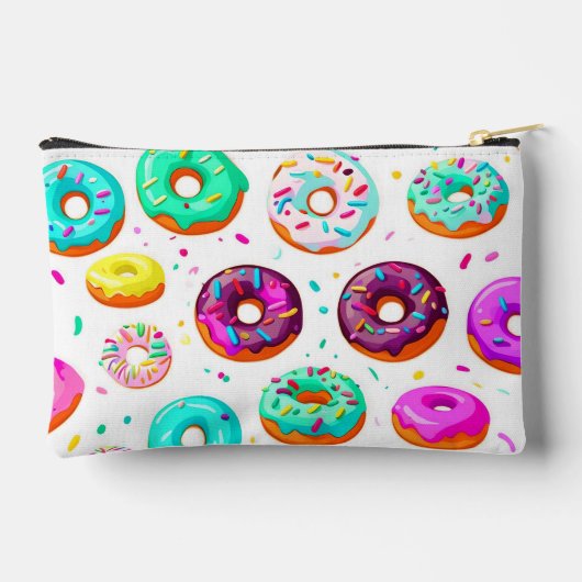 Yummy-Creme-Donuts Zubehörtasche (Rückseite)