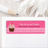 Yummy Cupcake PRINTABLE ADRESSE ETIKETTEN (Insitu)