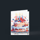 Yummy Delicious Frucious Geburtstagstorte Karte<br><div class="desc">Diese einzigartige Geburtstagskarte zeigt Ihnen köstliche Geburtstagskuchen mit viel Obst und Eis. Bitte passen Sie diese Karte mit Ihrem Text an,  um sie einzigartig und einzigartig zu machen.</div>