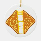 Yummy Delicious Gooey Grilled Cheese Keramik Ornament (Vorne)