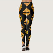 Yummy Delicious Gooey Grillkäse Leggings (Rückseite)