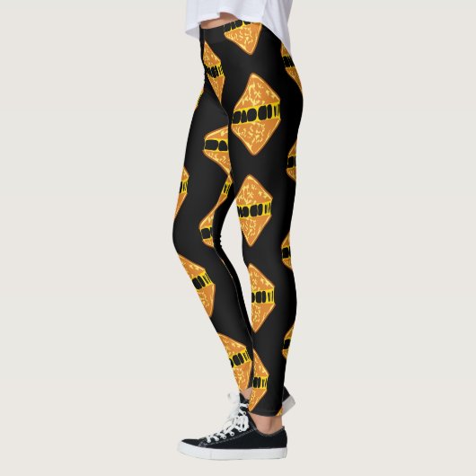 Yummy Delicious Gooey Grillkäse Leggings (Links)