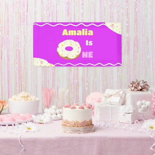 Yummy donut banner (Party)