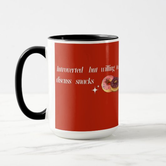 Yummy Donut Delight - Pink & Chocolate Tasse (Links)
