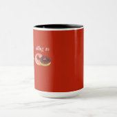 Yummy Donut Delight - Pink & Chocolate Tasse (Zentrum)
