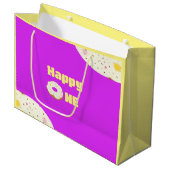 Yummy donut große geschenktüte (Vorderseite Schrägansicht)
