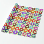 Yummy Donut Musterpapier Geschenkpapier (Ungerollt)