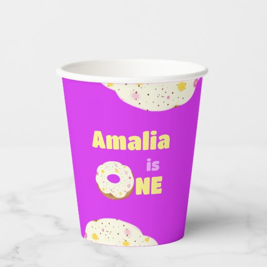 Yummy donut pappbecher (Vorderseite)