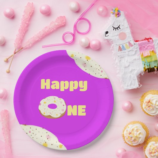 Yummy donut pappteller (Party)