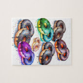 (Yummy) Donut Puzzle (Horizontal)