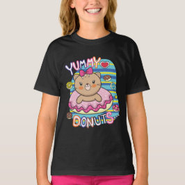 Yummy Donuts Baby Cat Niedlich Girl T-Shirt