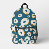 Yummy donuts bedruckter rucksack (Vorderseite)