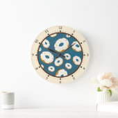 Yummy donuts große wanduhr (Zuhause)