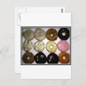 YUMMY DONUTS POSTKARTE (Vorne/Hinten)