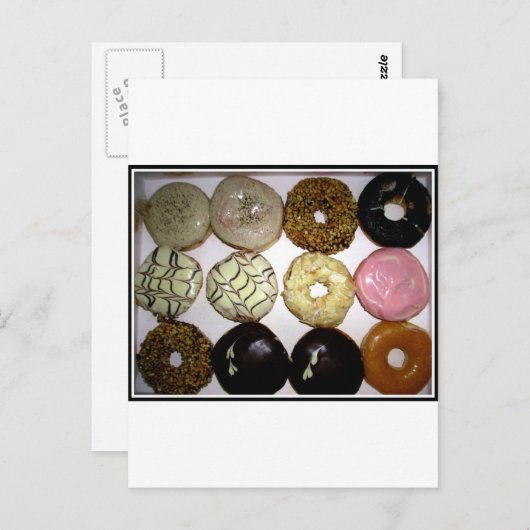 YUMMY DONUTS POSTKARTE (Vorne/Hinten)