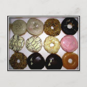 YUMMY DONUTS POSTKARTE (Vorderseite)