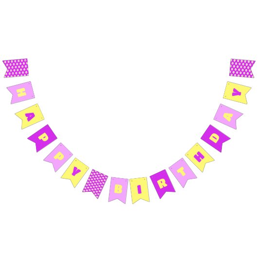 Yummy donuts wimpelkette (Alle)