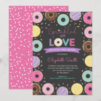 Yummy Doughnut Girl Baby Sprinkle Chalkboard