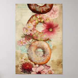 Yummy Doughnut Poster