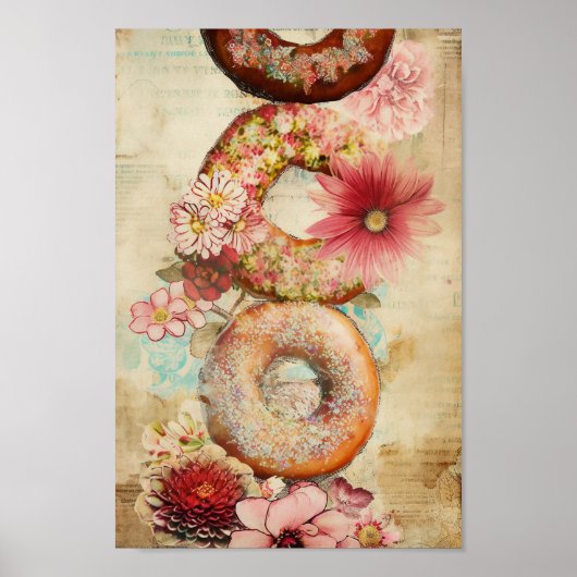 Yummy Doughnut Poster (Vorne)