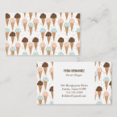 Yummy-Eis-Kegel-Visitenkartendesign Visitenkarte (Vorne/Hinten)