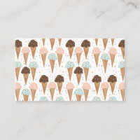 Yummy-Eis-Kegel-Visitenkartendesign