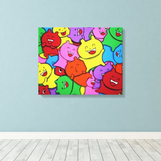 Yummy Everywhere auf Leinwand (Insitu (Holzboden))