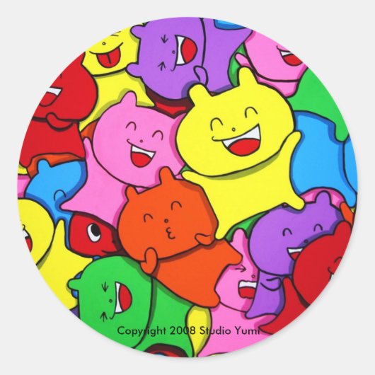 Yummy Everywhere Stickers (Vorderseite)