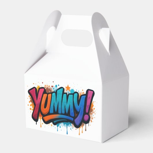 Yummy! Favor Box Geschenkschachtel (Rückseite)
