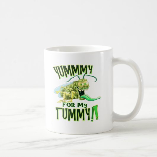 Yummy für meinen Tummy Kaffeetasse (Rechts)