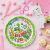 "Yummy Garden" Süße Gemüse-Charaktere Teller (Party)